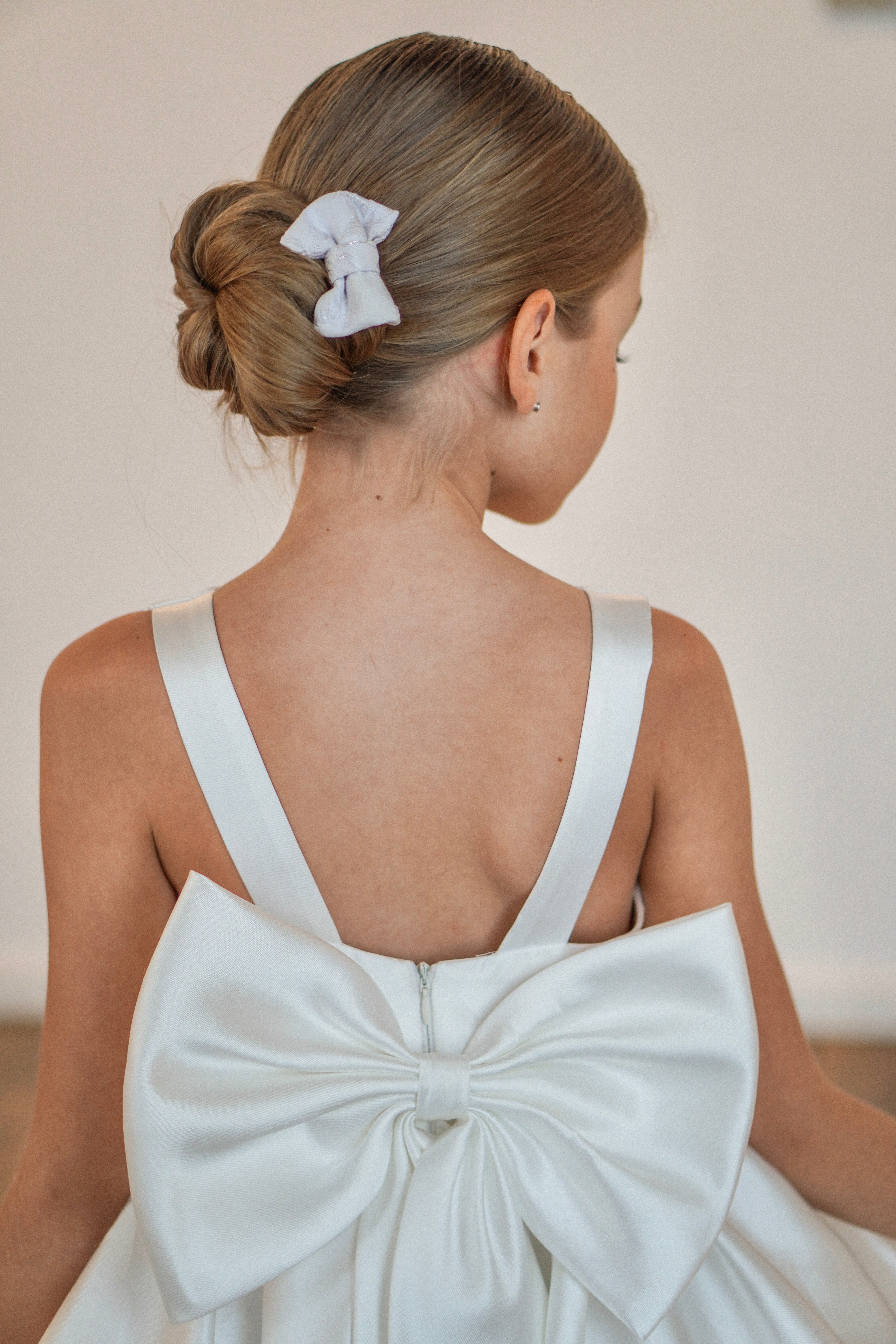 Vestido Sophia Mikado para Daminha de Honra — Exclusivo