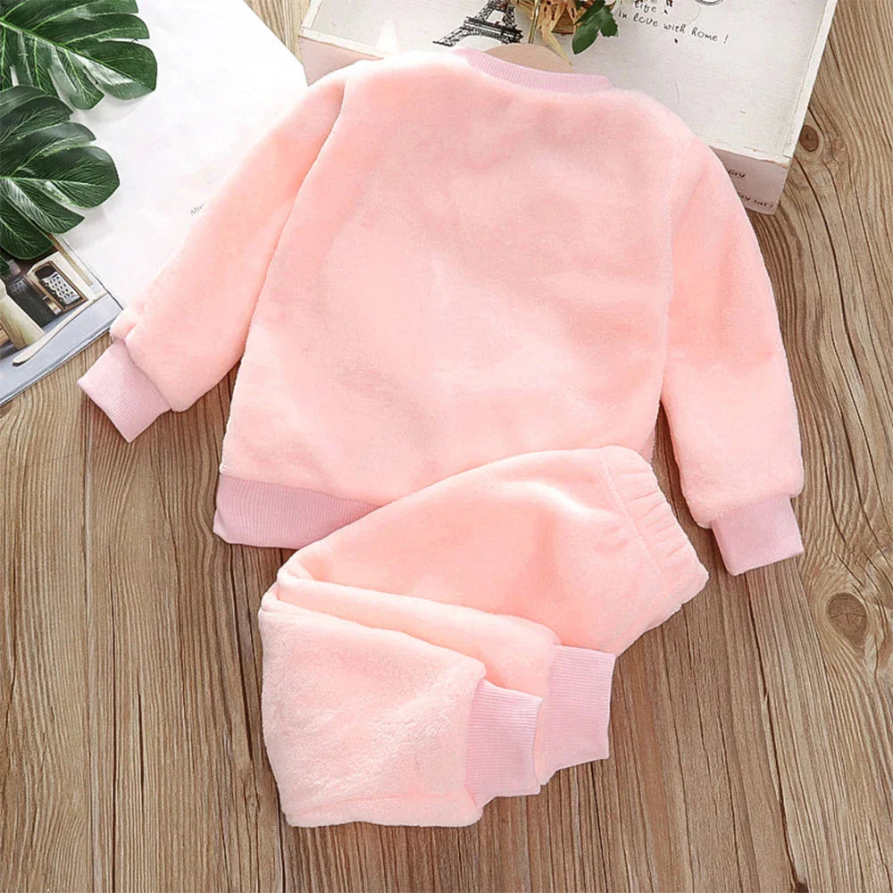 Conjunto Infantil Fleece Dinossauro — Moletom + Calça