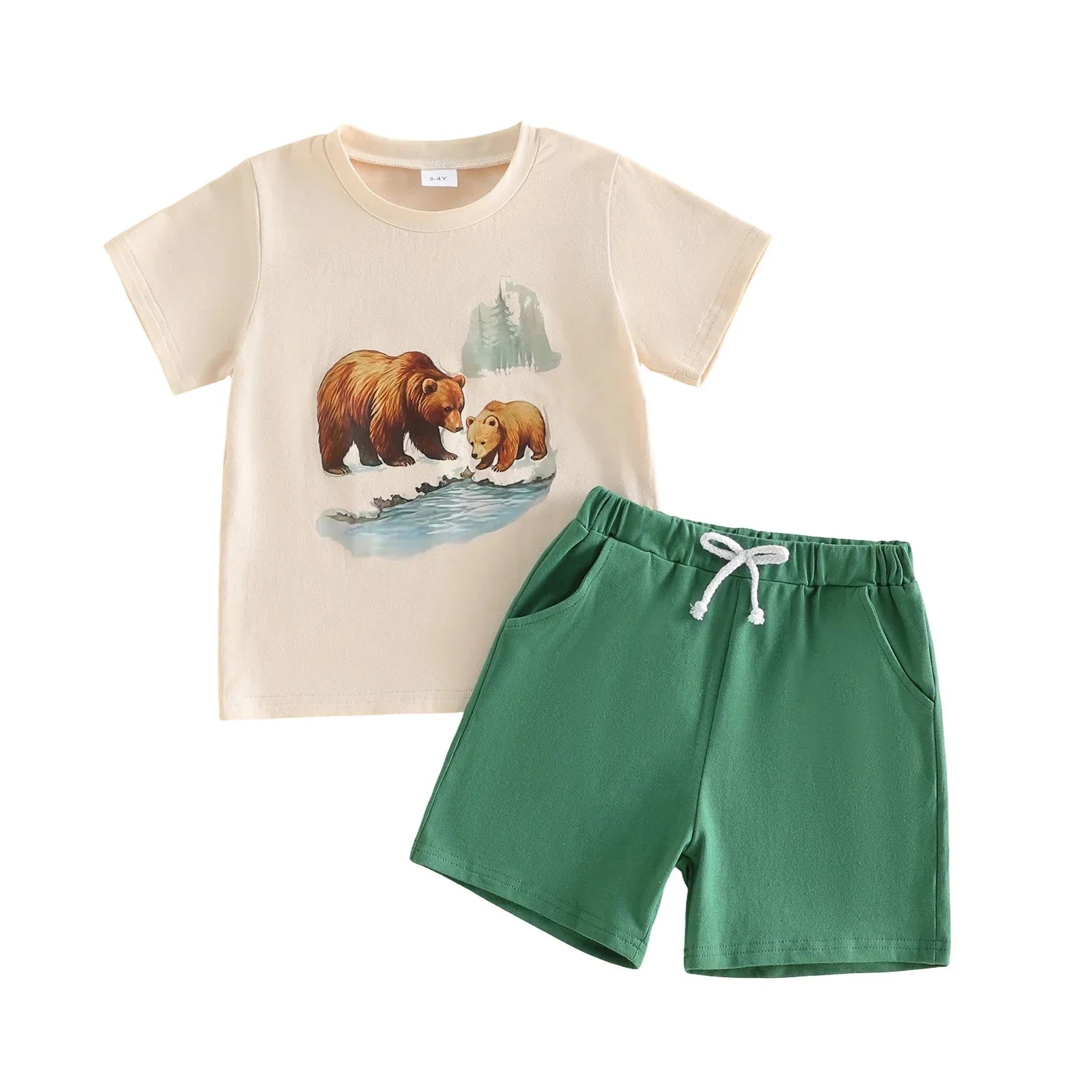 Camiseta Infantil Natureza — Estampas Exclusivas Off-White