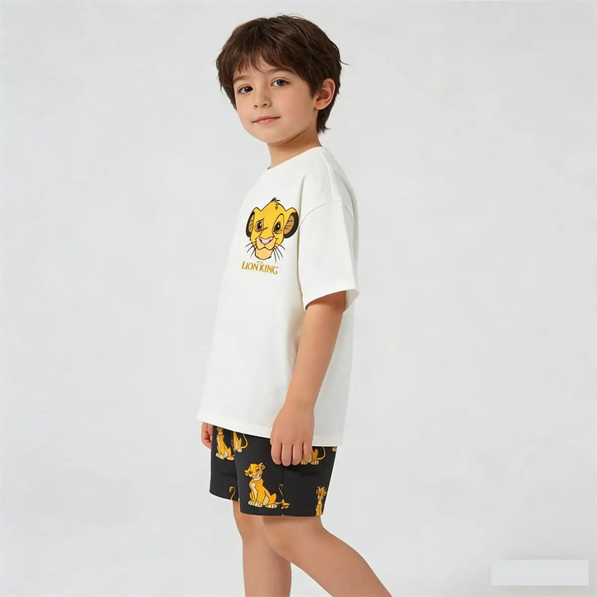 Camiseta Infantil Basquete Estampada — Off-White