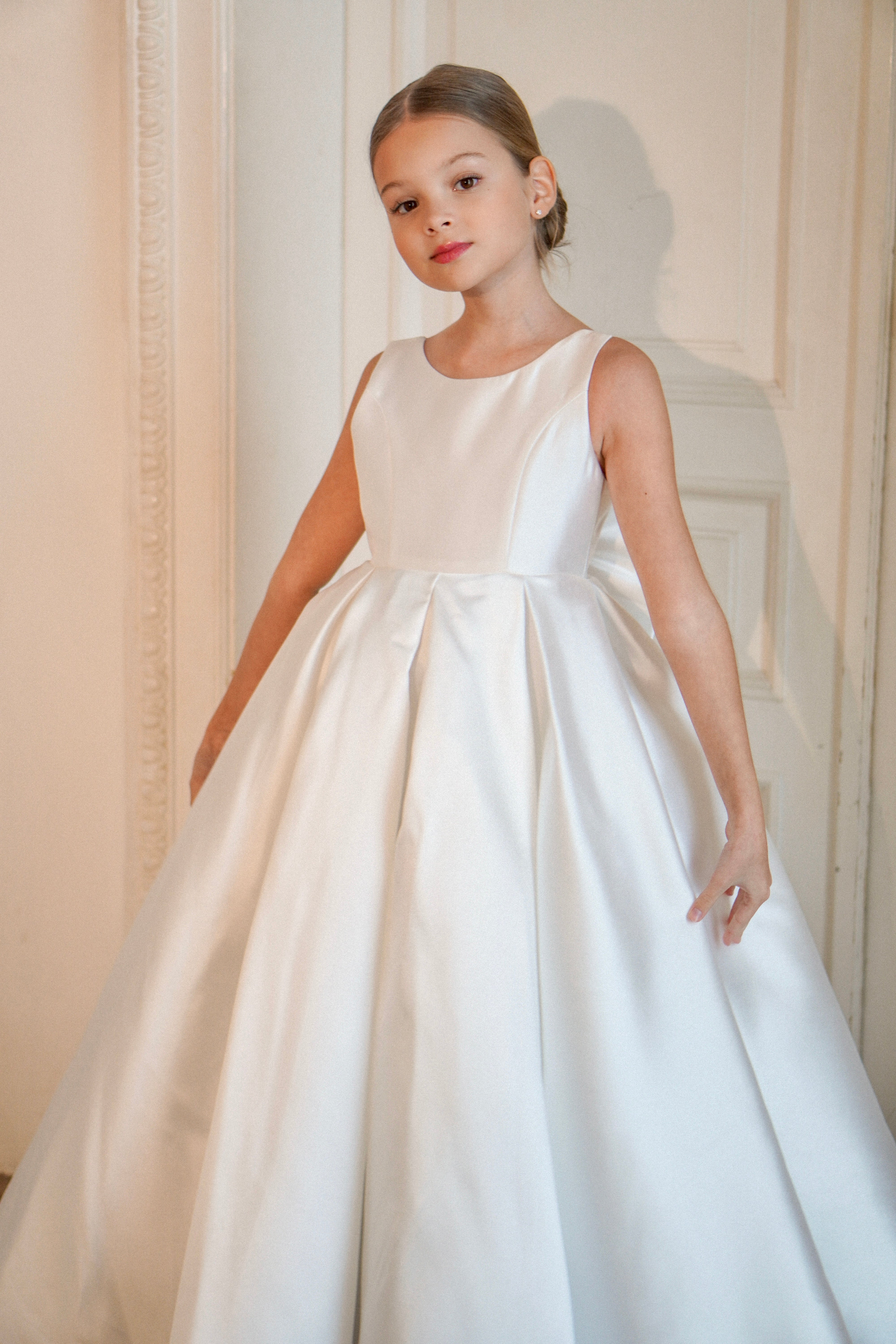 Vestido Sophia Mikado para Daminha de Honra — Exclusivo