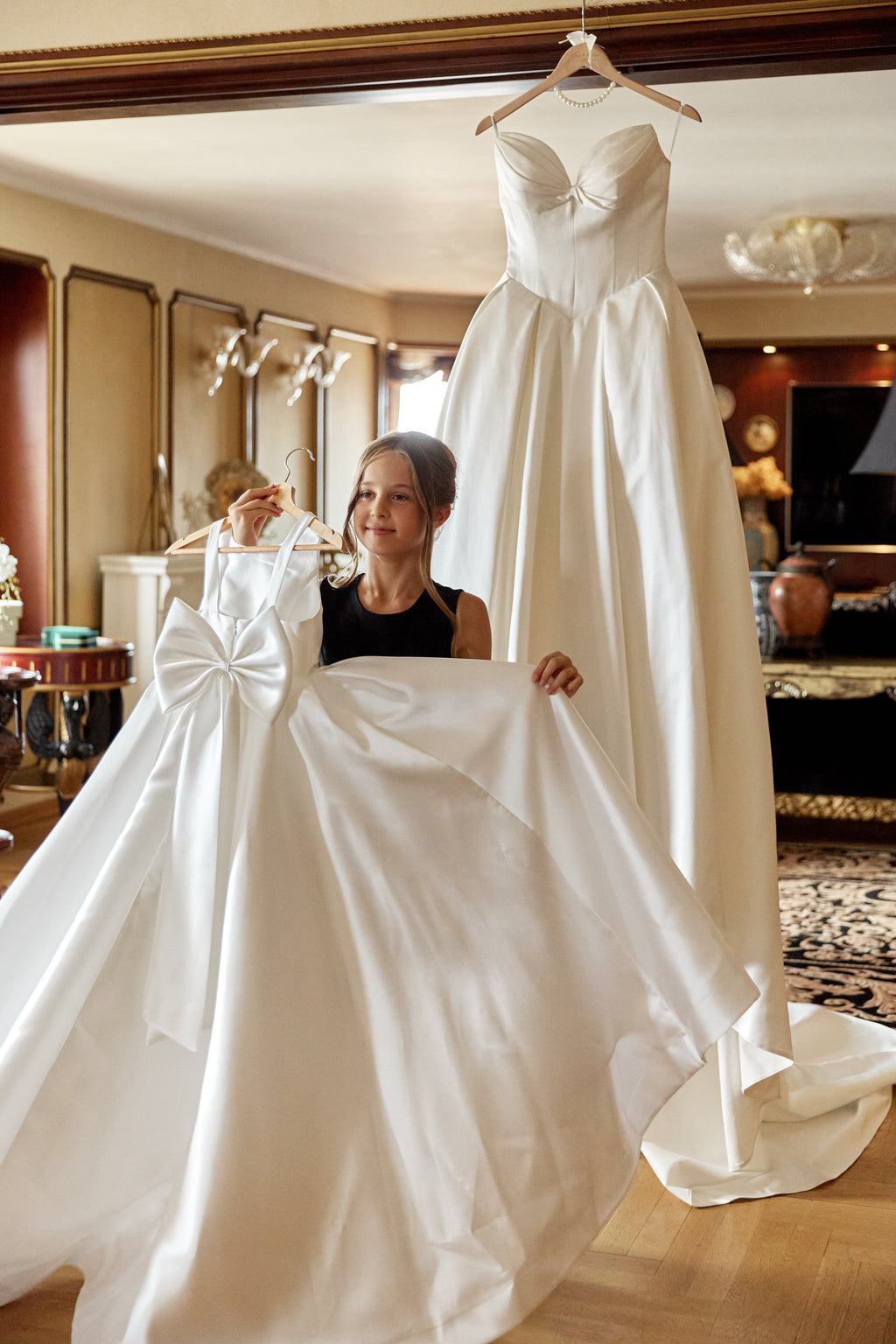 Vestido Sophia Mikado para Daminha de Honra — Exclusivo