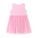 Vestido Infantil Unicórnio com Saia de Tule — Rosa