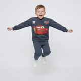 Conjunto Infantil Lightning McQueen — Moletom + Calça de Moletom