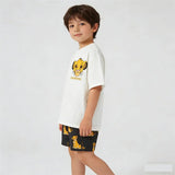 Camiseta Infantil Basquete Estampada — Off-White