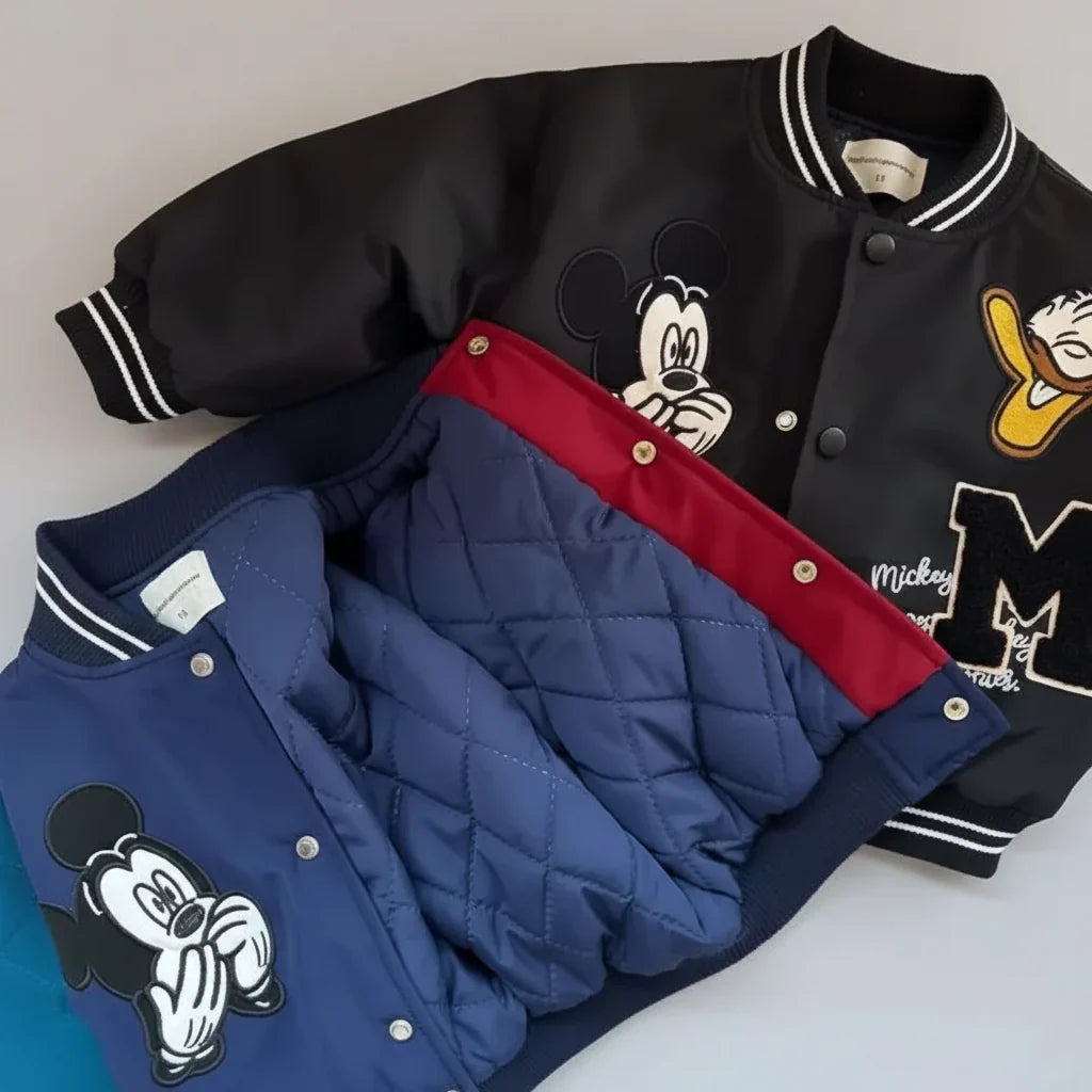 Jaqueta Infantil Varsity College — Patches Exclusivos