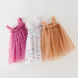 Vestido de Princesa Infantil Tutu com Poás