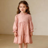 Sofia™ – Vestido Princesa Infantil com Bordado Floral