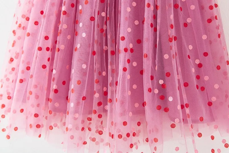 Vestido de Princesa Infantil Tutu com Poás