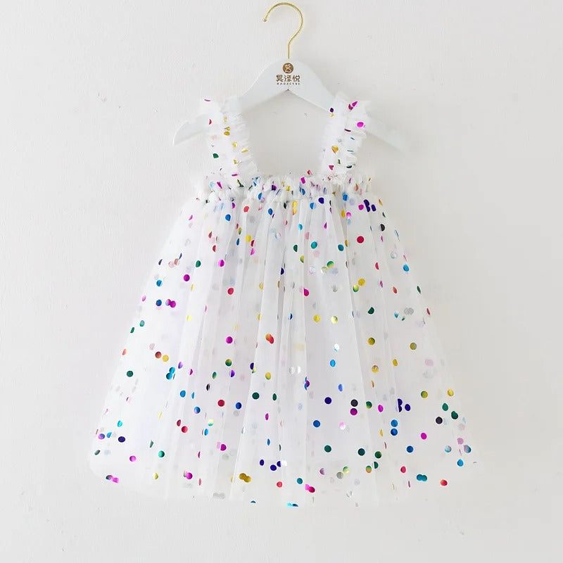 Vestido de Princesa Infantil Tutu com Poás