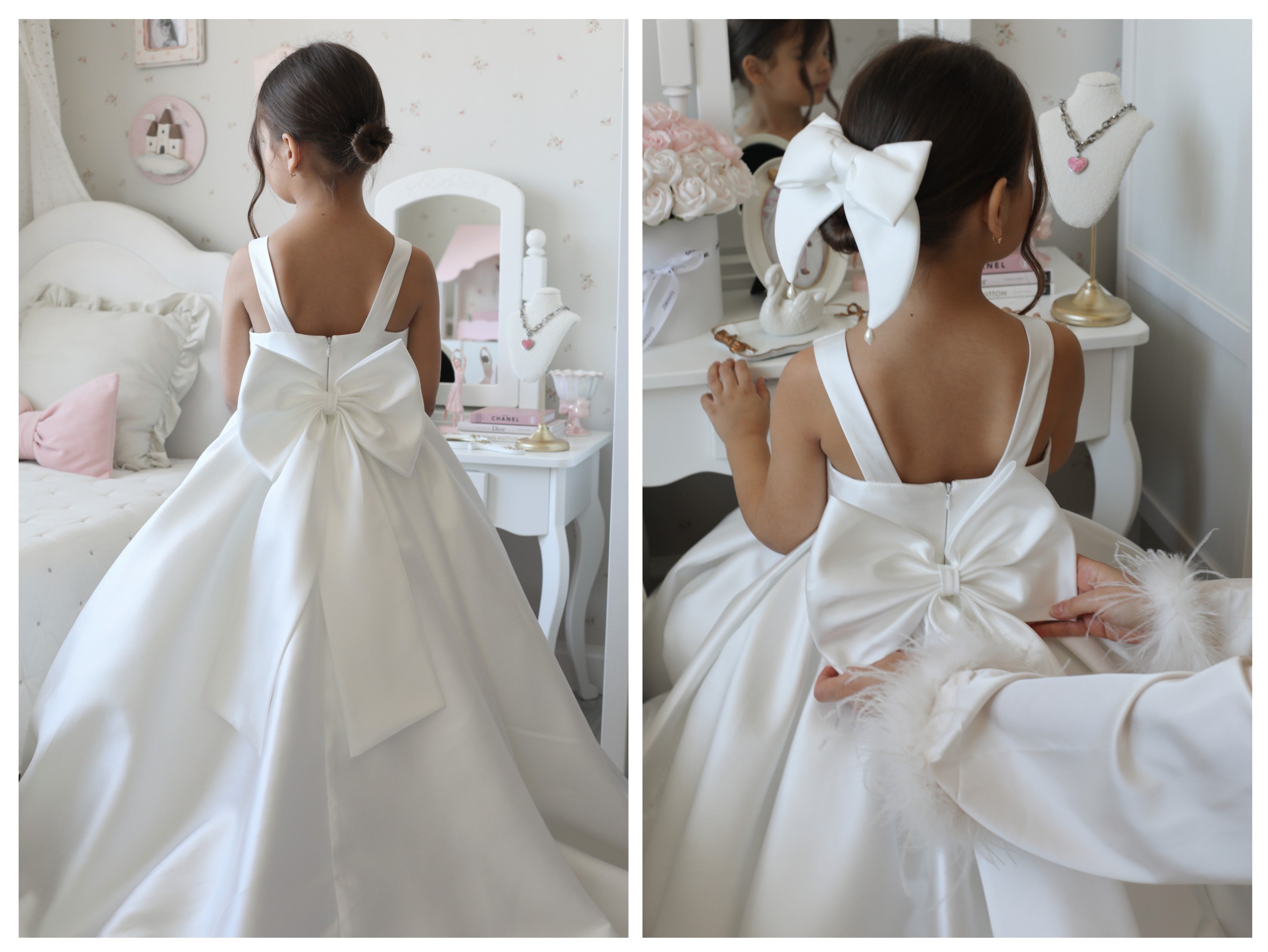 Vestido Sophia Mikado para Daminha de Honra — Exclusivo